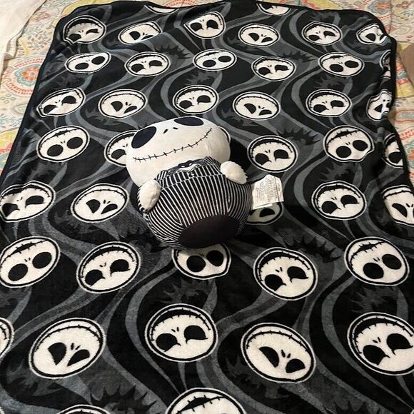 Disney Nightmare Before Christmas Toddler Plush Throw Stuffed Jack Cosplay Cozy - Picture 1 of 7